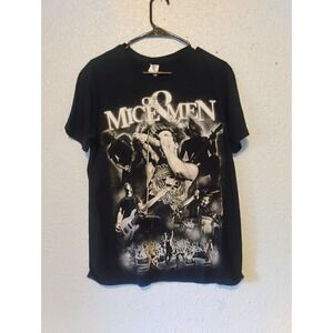 Of Mice and Men Band Tshirt Men's Size Medium Bay Island Tag Black Short Sleeve